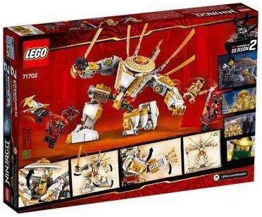 LEGO NINJAGO Legacy Golden Mech 71702, Cool Toys for Kids Building Kit, New 2020 (489 Pieces)