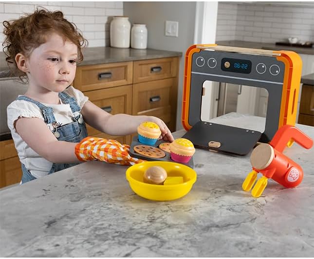 Fat Brain Toys Pretendables Bakery Set - Pretendables Bakery Set - New Imaginative Play for Ages 3 to 5