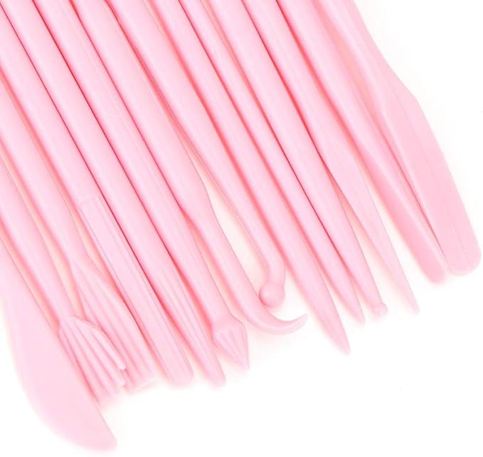 Hilitand 14pcs Pottery Clay Tools Set with Plastic Case Modeling Pottery Sculpting Tools Kits for Shaping()