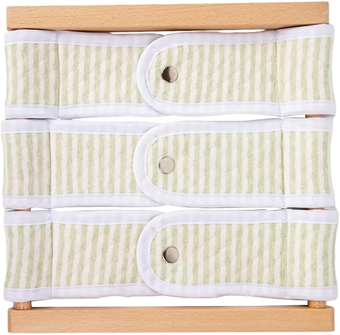 Montessori Wooden Toys for Dressing Learning Board Learning Basic Dressing Skills - Buttons, Snaps, Zippers, Belt Buckles & Velcro Toys for 1 2 3 Year Old Toddlers Sensory Toy Gifts(Snapping Cloth)