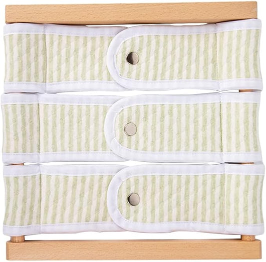 Montessori Wooden Toys for Dressing Learning Board Learning Basic Dressing Skills - Buttons, Snaps, Zippers, Belt Buckles & Velcro Toys for 1 2 3 Year Old Toddlers Sensory Toy Gifts(Snapping Cloth)