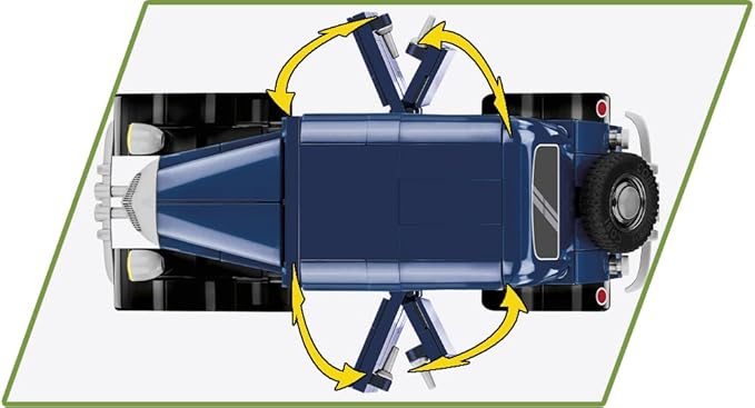 COBI Historical Collection: World War II 1934 Citroen Traction 7A Vehicle