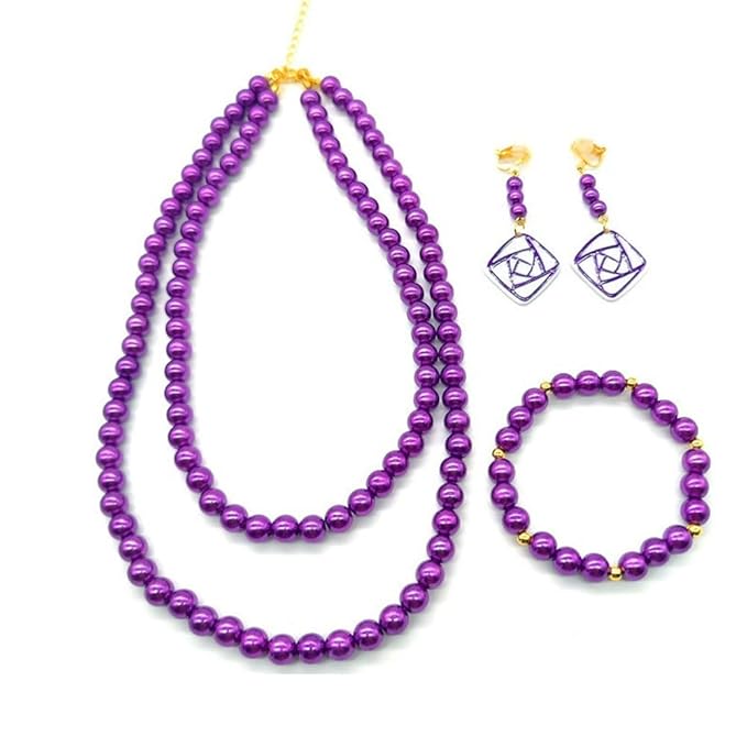 Asha Black Braided Wig For Girls Kids Movie Cosplay Costume Party Halloween Wig With Jewelry Set