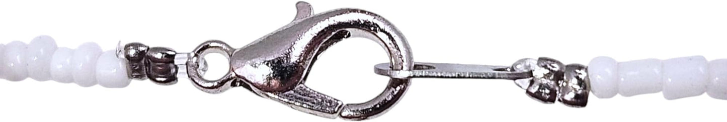 BlueRica Puka Shell Chips Necklace & Anklet Set (Multi)