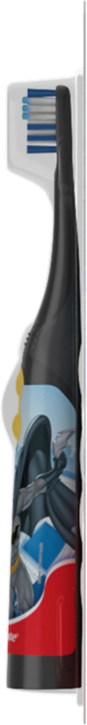 Colgate Kids Battery Powered Toothbrush, Batman, Extra Soft Toothbrush, Ages 3 and Up, 1 Pack , Colors May Vary