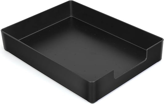 EsOfficce Letter-Size Tray, Desk Drawer Organizer, A4 Plastic Paper Tray, Multi-use Large Storage Basket for Office Home Supplies,13 x 9.6 inch