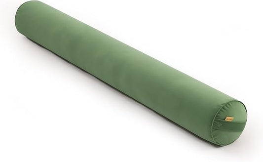 Bolster Pillow for Bed – Long Round Body Pillow for Adults, Cuddle Pillow for Sleeping, Full-Length Support,59 x 7.87 Inches,Olive Green