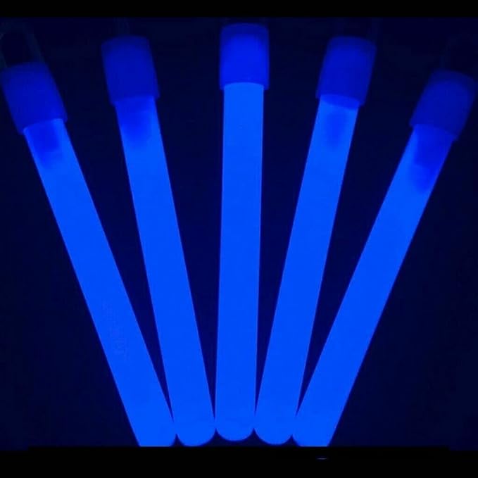 Glow Sticks Bulk Wholesale, 1000 4” Blue Glow Stick Light Sticks. Bright Color, Kids Love Them! Glow 8-12 Hrs, 2-Year Shelf Life, Sturdy Packaging, GlowWithUs Brand…