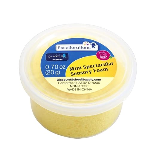 Excellerations Mini Spectacular Sensory Foam Set of 5 - Party Favors, Sensory Toys for Kids, Fidget Kit