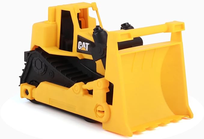 CAT Construction Toys CAT Construction Fleet 10" Bulldozer Toy - Sturdy Plastic Construction & Real Working Parts - Perfect Indoor & Outdoor Toys for 3-Year-Old Boys & Girls