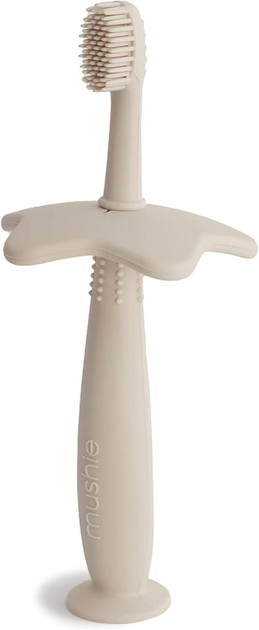 mushie Star Toddler Training Toothbrush (Shifting Sand)