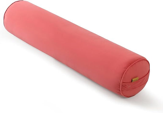Body Pillow for Adults – Long Bolster Pillow for Bed, Round Cuddle Pillow, Full Support for Side Sleepers,39.37 x 7.87 Inches,Coral Peach