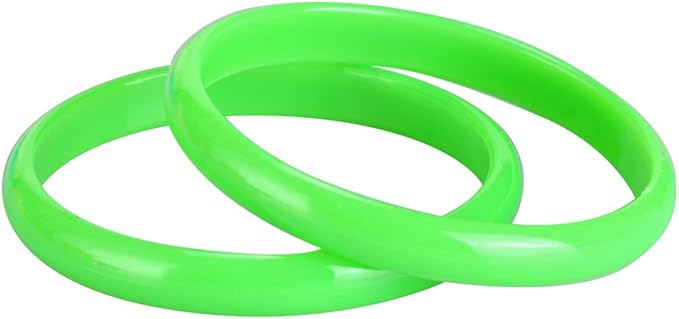 BinaryABC Plastic Bangle Bracelets Candy Color Bracelet Party Favors Pack for Birthday Party 12pcs (Adult Size)