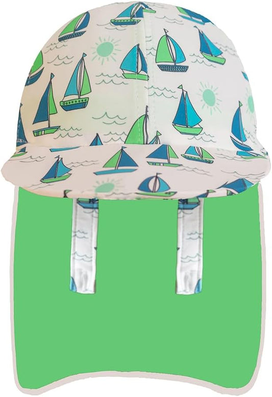 Gifts Treat Kids Legionnaires Hat, UPF 50+ Sun Protection Swim Cap Flap Hat for Kids, Quick Drying Sun Hat for Beach Seaside