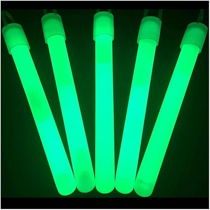 Glow Sticks Bulk Wholesale, 500 4” Green Glow Stick Light Sticks, Bright Color, Kids Love Them! Glow 8-12 Hrs, 2-Year Shelf Life, Sturdy Packaging, GlowWithUs Brand