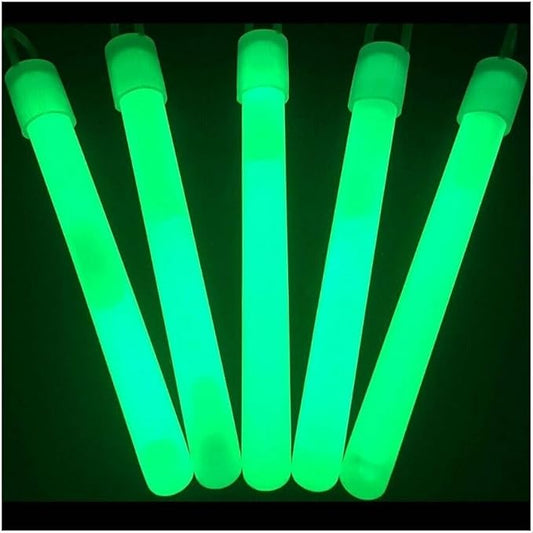 Glow Sticks Bulk Wholesale, 500 4” Green Glow Stick Light Sticks, Bright Color, Kids Love Them! Glow 8-12 Hrs, 2-Year Shelf Life, Sturdy Packaging, GlowWithUs Brand