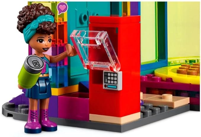 LEGO® Friends Roller Disco Arcade 41708 Building;Comes with a Toy Boat and Lots of Boat Accessories
