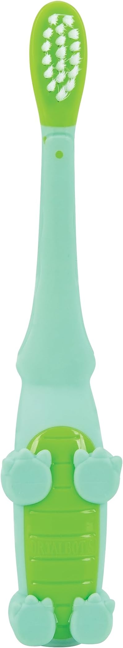 Dr. Talbot's Toddler Training Toothbrush - Soft Toddler Toothbrush for Kids - 6+ Months - Alligator