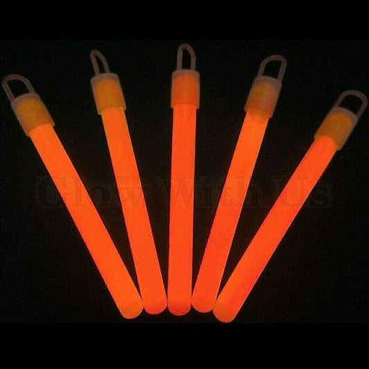 Glow Sticks Bulk Wholesale, 500 4” Orange Glow Stick Light Sticks. Bright Color, Kids Love Them! Glow 8-12 Hrs, 2-Year Shelf Life, Sturdy Packaging, GlowWithUs Brand…
