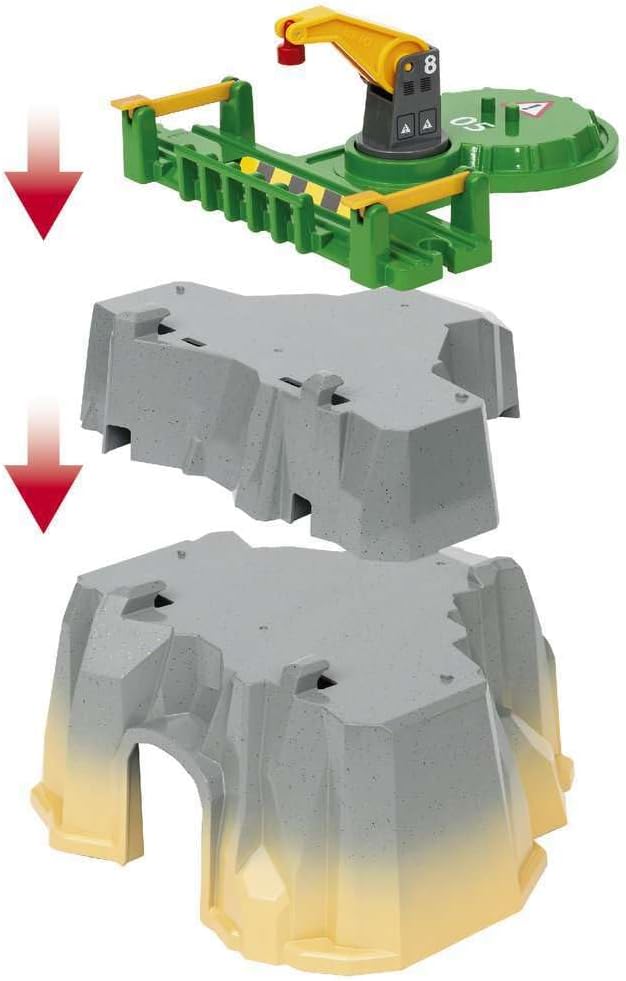 BRIO World 36010 Cargo Mountain Set | 49 Piece Wooden Train Set Toy for Kids Age 3 & Up | Dynamic Play Experience | FSC-Certified Materials | Great Addition to Existing Train Sets