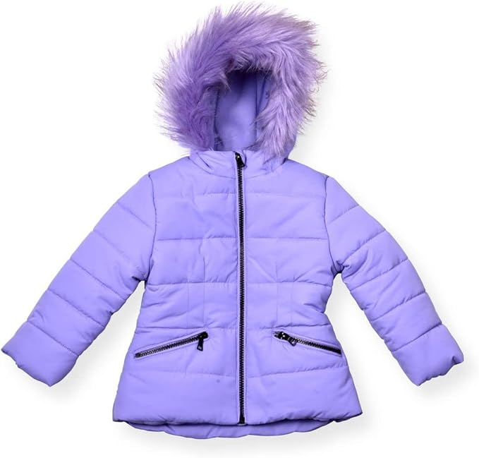 Arctic Quest Little Girls Bib Snow Pants and Ski Jacket Water-Resistant Snowsuit For Kids Winter Jacket For Girls