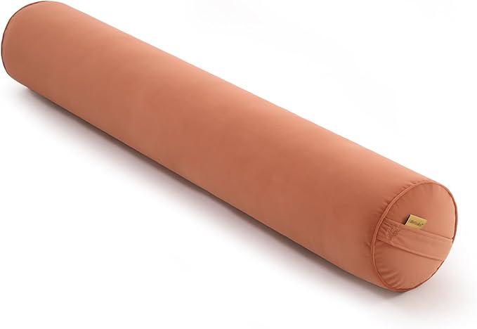 Cuddle Pillow – Body Pillow for Adults, Long Bolster Pillow for Bed, Soft & Supportive for Restful Sleep,47.24 x 7.87 Inches,Amber Orange