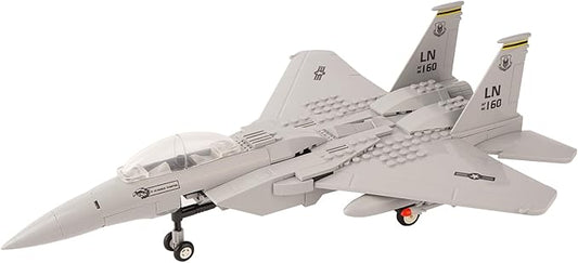 Oichy F-15 Model Airplane Kit, 223 PCS Military Airplane Toy, F15 Fighter Jet Toy, Airplane Building Kit for Adults and Kids