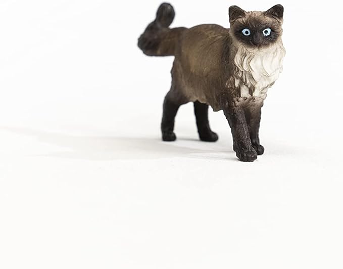 Schleich Farm World, Cute Realistic Cat Toys for Kids, Ages 3 and Above, Ragdoll Cat Toy Figurine , Multicolor, 1.5 inch