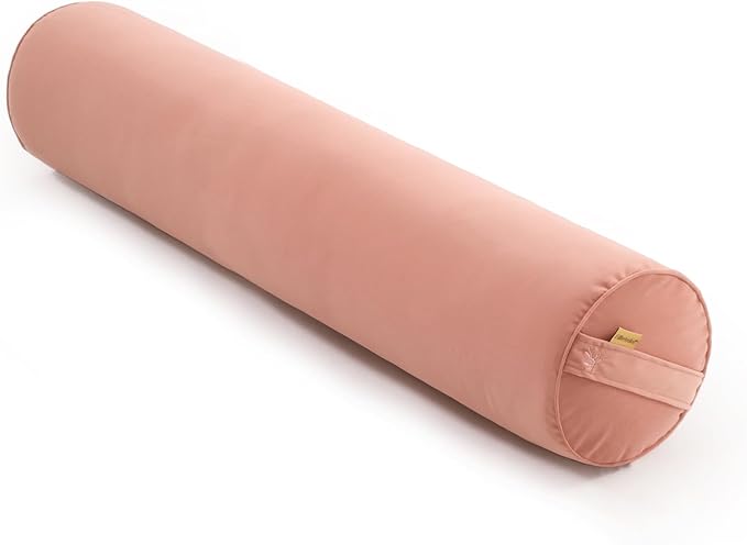 Body Pillow for Adults – Long Bolster Pillow for Bed, Round Cuddle Pillow, Full Support for Side Sleepers,39.37 x 7.87 Inches,Blush Pink