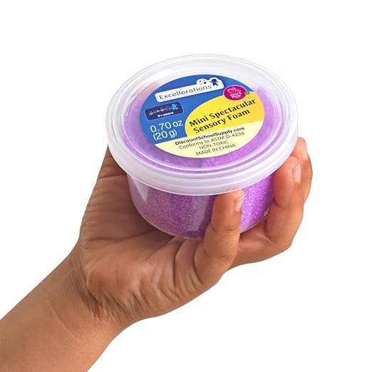 Excellerations Mini Spectacular Sensory Foam Set of 5 - Party Favors, Sensory Toys for Kids, Fidget Kit