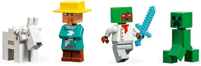 LEGO® Minecraft® The Bakery 21184 Building Kit; Fun Gaming Toy with a Villager and a Creeper™;for Kids Aged 8+
