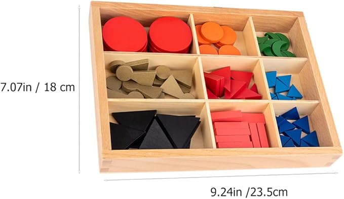 Kisangel Toddler Toys Educational Toys 1 Set Wooden Grammar Symbols with Box Child Grammar Symbol Preschool Training Wood Education Toys Preschool Language Learning Baby Toys