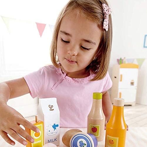 Hape Healthy Basics Kid's Wooden Play Kitchen Accessories Food Set