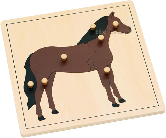Elite Montessori Horse Puzzle Preschool Learning Material