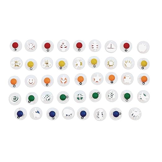 Colorations Easy Knob Grip Stamper Mega Jumbo Pack for Kids, 40 Stampers, 3" x 3", Storytelling, Card Making, Decorating, Pictures, Nature, Vehicles, Shapes, Animals