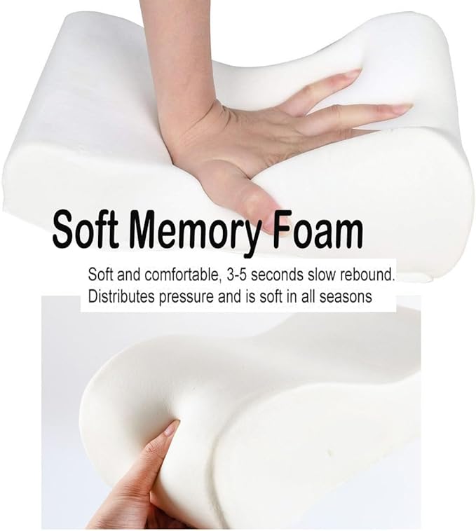 SPANICE Auto Center Console Armrest Pillow Pad, Car Armrest Cushion Soft Memory Foam with Phone Holder Storage, Pockets Bag Seat Cushion Universal Fit for Most Car (Black)