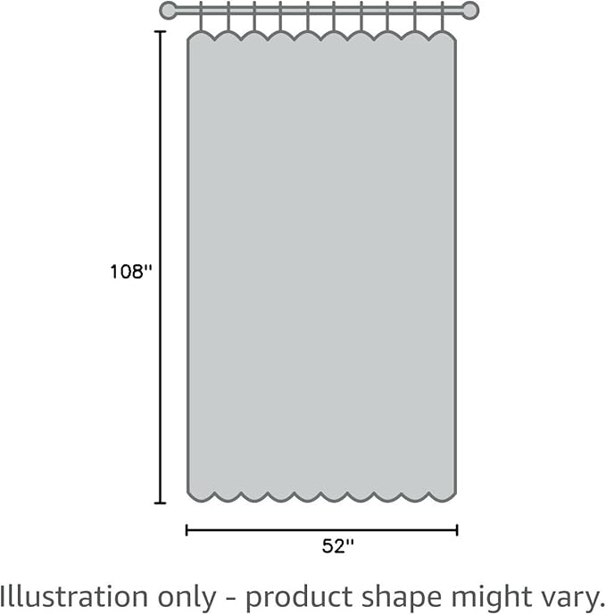 Eclipse Fresno Modern Blackout Thermal Rod Pocket Window Curtain for Bedroom (1 Panel), 52 in x 108 in, Espresso