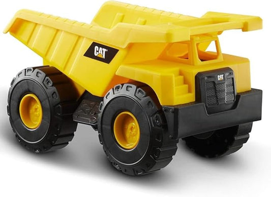 CAT Construction Toys, CAT Dump Truck Toy Construction Vehicle – 10" Plastic Action Vehicle with Articulated Buckets for Indoor & Outdoor Play. Ages 3+