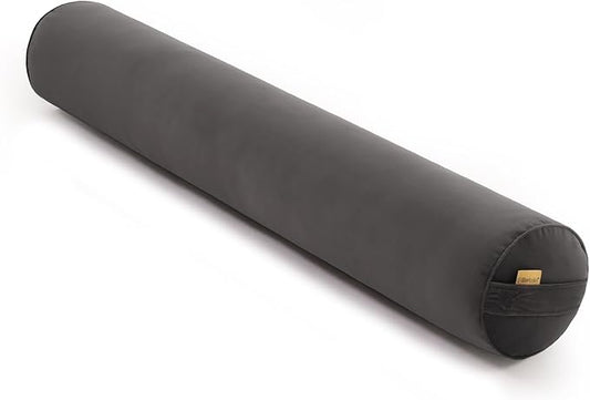 Long Pillow for Bed – Round Bolster Pillow for Adults, Body Pillow for Sleeping, Ergonomic Support,47.24 x 7.87 Inches,Steel Gray