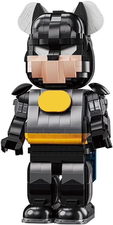 Mecha Bear Building Block Kit, Mechanical Violent Bear Display Art Toy Model,Creative Collectible Gift for Adults & Kids(1647 Pieces)