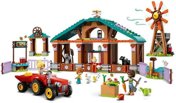 LEGO Friends The Sanctuary of The Farm Animals, Building Toy with Tractor, Mill, 3 Mini Dolls and 5 Animals, Toys for Girls and Children from 6 Years and Older, Gift Ideas 42617