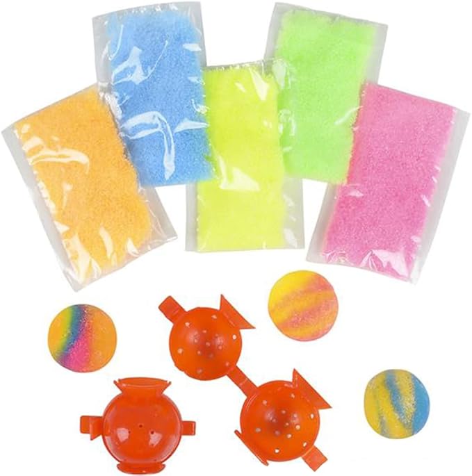 ArtCreativity Make Your Own Bouncy Ball Kit, Set of 12 Individual Kits, DIY Arts & Crafts for Kids, Each One Makes 2 Bouncing Balls, Science Project for Boys & Girls, Educational Toys, Party Favors