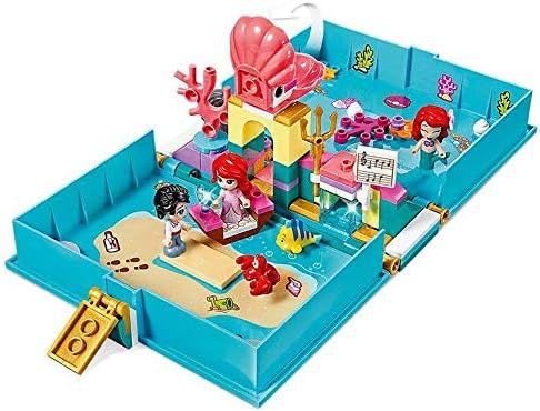 LEGO Disney Ariel’s Storybook Adventures 43176 Creative Little Mermaid Building Kit (105 Pieces)