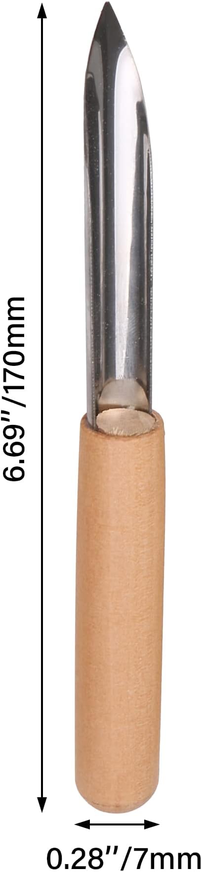 BQLZR Softer Pumpkins Skin Holes Tool Pumpkin Lantern Making Pumpkin Carving Kit Halloween Sculpting Tool for Fall Lanterns Pottery Clay Hole Ceramic Making Tool Pottery Hole Tool Pack of 4