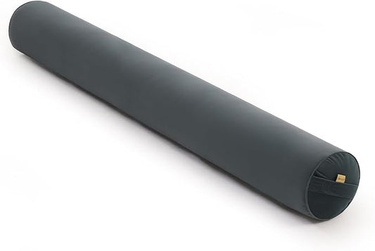 Bolster Pillow for Bed – Long Round Body Pillow for Adults, Cuddle Pillow for Sleeping, Full-Length Support,59 x 7.87 Inches,Charcoal Gray