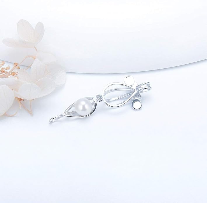 925 Sterling Silver Mini Mouse Cage Pendants Crafting Charm for DIY Necklace Bracelet Jewelry Making