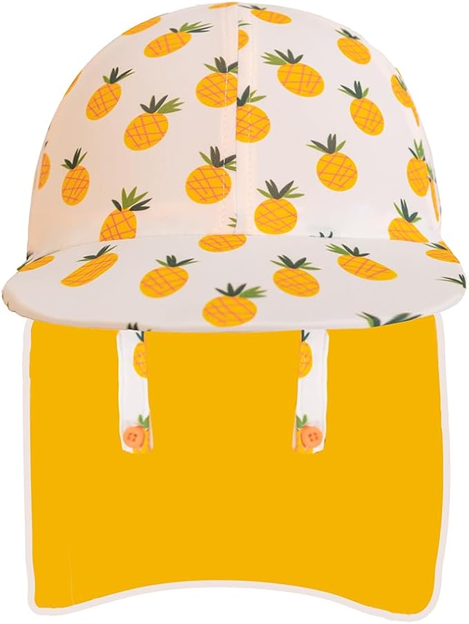 Gifts Treat Kids Legionnaires Hat, UPF 50+ Sun Protection Swim Cap Flap Hat for Kids, Quick Drying Sun Hat for Beach Seaside