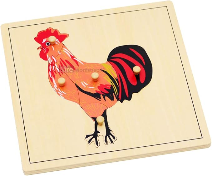 Elite Montessori Rooster Puzzle