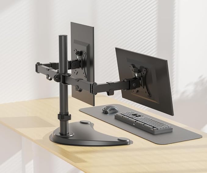 KS Doublesight Displays 2 Full HD 24” Monitors Dual Monitor Stand (1920 x 1080), 75Hz
