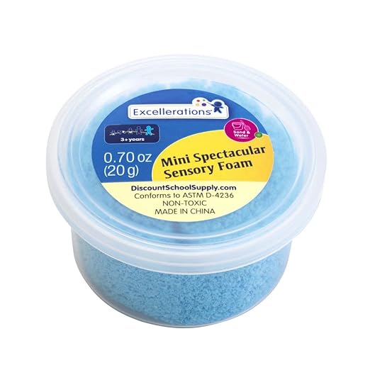 Excellerations Mini Spectacular Sensory Foam Set of 5 - Party Favors, Sensory Toys for Kids, Fidget Kit